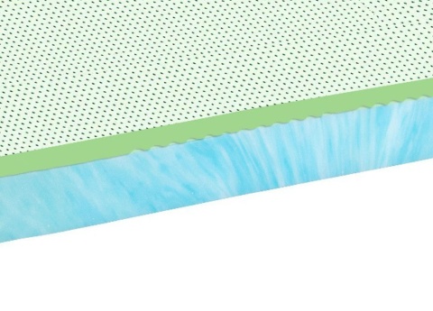 Materac z lateksem Hevea Bio Bamboo Junior 190x80