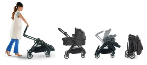 CITY TOUR LUX Baby Jogger 2w1 wózek głęboko-spacerowy 8,8 kg - rossewood