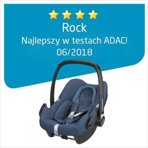 ROCK Maxi-Cosi I-Size do 75cm 0-13kg fotelik samochodowy - Scribble Black