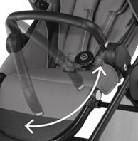 AGIS M-AIR4 CYBEX Scuderia Ferrari wózek spacerowy do 17 kg - RACING RED