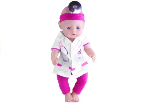 Duża Lalka Bobas Lekarz Dźwięki + Akcesoria