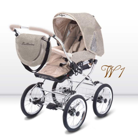 BabyActive Ballerina Wiklina 3w1 wózek głęboko-spacerowy + fotelik