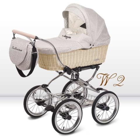 BabyActive Ballerina Wiklina 3w1 wózek głęboko-spacerowy + fotelik