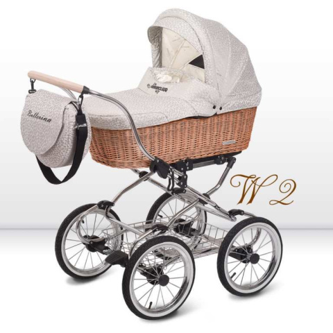 BabyActive Ballerina Wiklina 3w1 wózek głęboko-spacerowy + fotelik