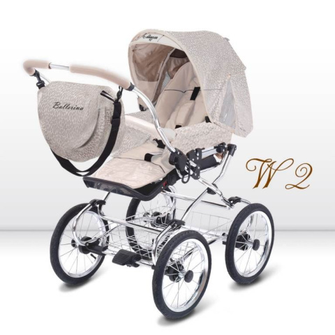 BabyActive Ballerina Wiklina 3w1 wózek głęboko-spacerowy + fotelik