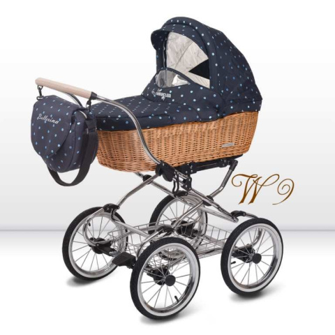 BabyActive Ballerina Wiklina 3w1 wózek głęboko-spacerowy + fotelik