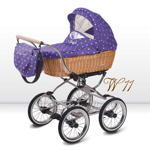 BabyActive Ballerina Wiklina 3w1 wózek głęboko-spacerowy + fotelik