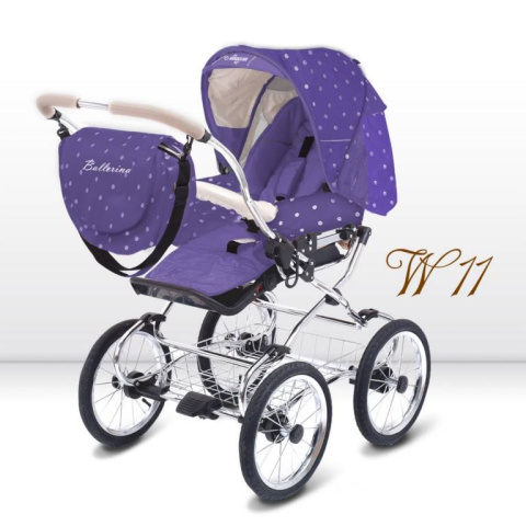 BabyActive Ballerina Wiklina 3w1 wózek głęboko-spacerowy + fotelik