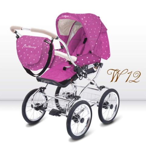 BabyActive Ballerina Wiklina 3w1 wózek głęboko-spacerowy + fotelik