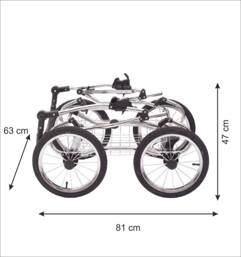 BabyActive Ballerina Wiklina 3w1 wózek głęboko-spacerowy + fotelik
