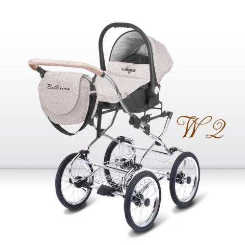 BabyActive Ballerina Wiklina 3w1 wózek głęboko-spacerowy + fotelik