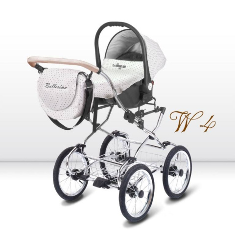 BabyActive Ballerina Wiklina 3w1 wózek głęboko-spacerowy + fotelik