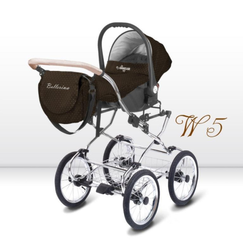 BabyActive Ballerina Wiklina 3w1 wózek głęboko-spacerowy + fotelik