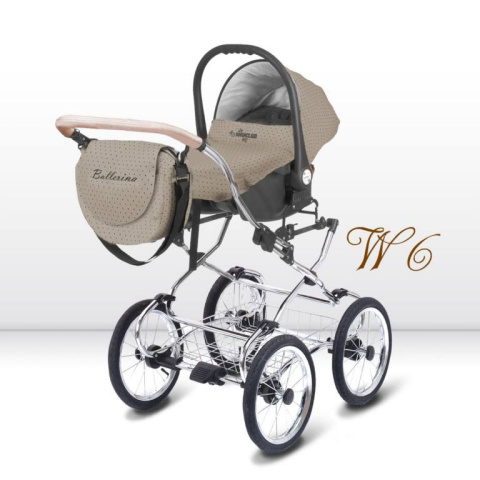 BabyActive Ballerina Wiklina 3w1 wózek głęboko-spacerowy + fotelik