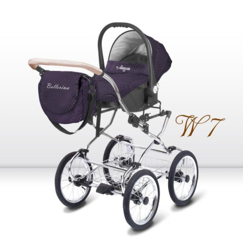 BabyActive Ballerina Wiklina 3w1 wózek głęboko-spacerowy + fotelik