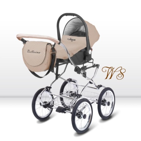 BabyActive Ballerina Wiklina 3w1 wózek głęboko-spacerowy + fotelik