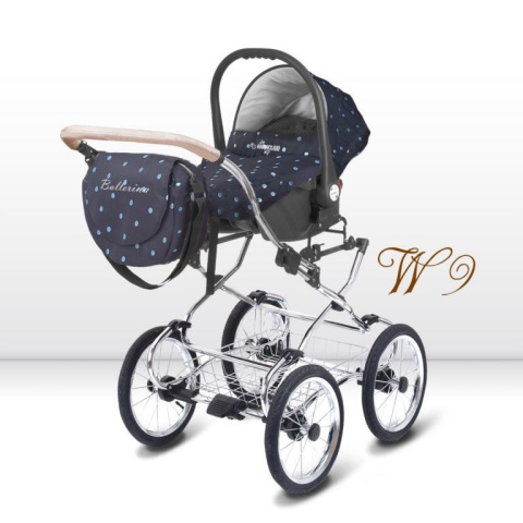 BabyActive Ballerina Wiklina 3w1 wózek głęboko-spacerowy + fotelik