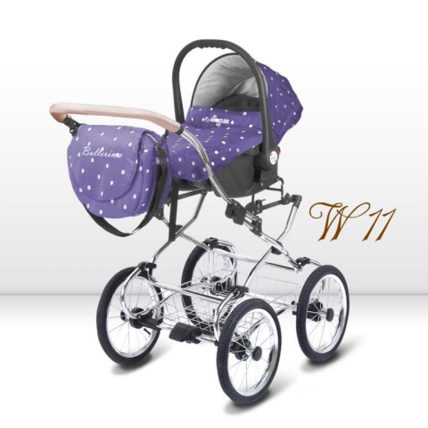 BabyActive Ballerina Wiklina 3w1 wózek głęboko-spacerowy + fotelik