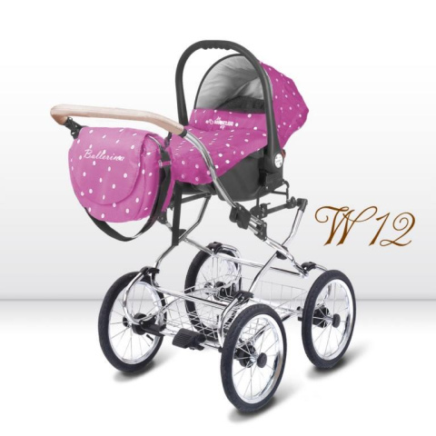 BabyActive Ballerina Wiklina 3w1 wózek głęboko-spacerowy + fotelik