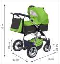 BabyActive MINI-MO 2w1 wózek głęboko-spacerowy