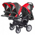 BabyActive TRIPPY 3w1 wózek dla trojaczków głęboko-spacerowy z potrójnym nosidłem