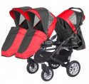 BabyActive TRIPPY 3w1 wózek dla trojaczków głęboko-spacerowy z potrójnym nosidłem