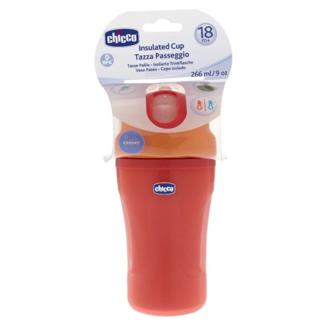 Chicco Kubek Termiczny 18m+ 266ml 068255 zielony 068257 bordowy