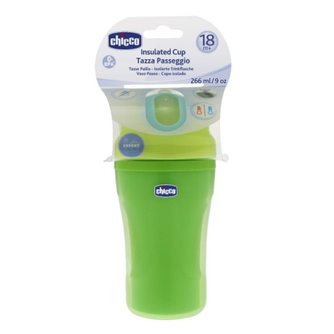 Chicco Kubek Termiczny 18m+ 266ml 068255 zielony