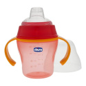 Chicco Kubek niekapek Soft 6m+ 200ml 068235 zielony 0682357 bordowy