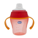 Chicco Kubek niekapek Soft 6m+ 200ml 068235 zielony 0682357 bordowy