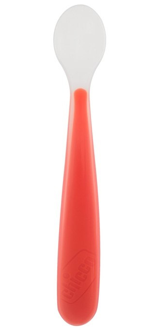 Chicco Miękka łyżeczka silikonowa 6m+ 0682871 bordowa