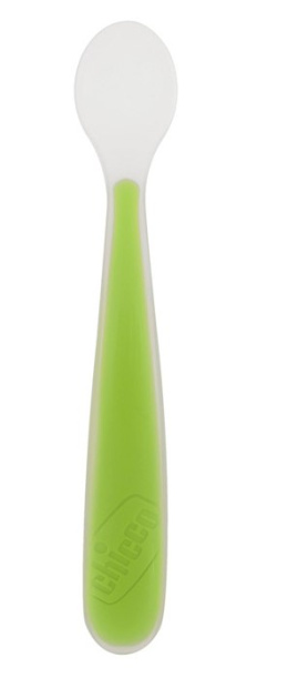 Chicco Miękka łyżeczka silikonowa 6m+ 0682851 zielona