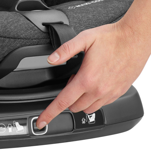 AxissFix Air i-Size Maxi-Cosi fotelik obrotowy z poduszkami powietrznymi od 4m+ do 4lat 61cm-105cm - Nomad Grey