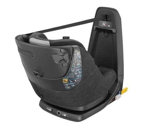 AxissFix Air i-Size Maxi-Cosi fotelik obrotowy z poduszkami powietrznymi od 4m+ do 4lat 61cm-105cm - Sparkling Grey