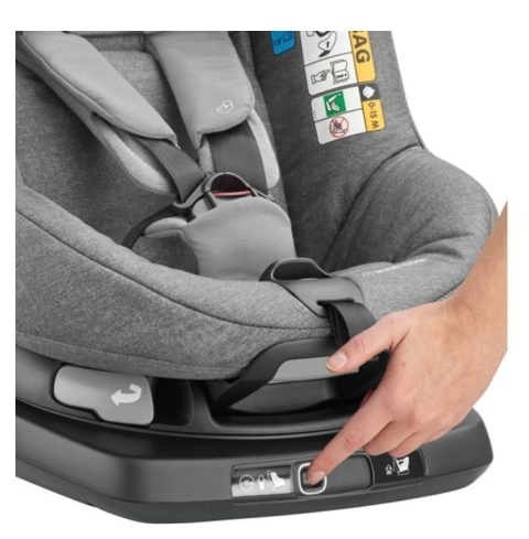 AxissFix i-Size Maxi Cosi obrotowy fotelik 9-18kg z mocowaniem IsoFix - Scribble Black