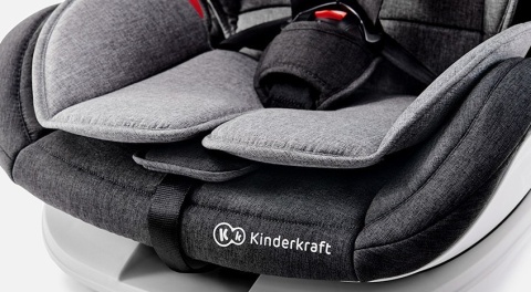 ONETO3 Kinderkraft fotelik samochodowy 9-36 kg ISOFIX - Black