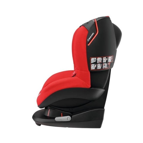 TOBI Maxi-Cosi fotelik 9-18kg 4 punkty w testach - Scribble Black