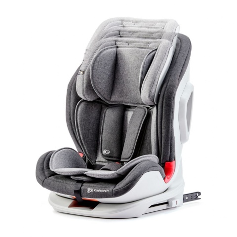 ONETO3 Kinderkraft fotelik samochodowy 9-36 kg ISOFIX - black/gray