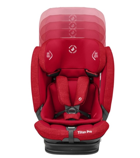 Titan Pro Maxi-Cosi 9-36 kg fotelik samochodowy od 9 miesiąca do 12 roku - Nomad Red