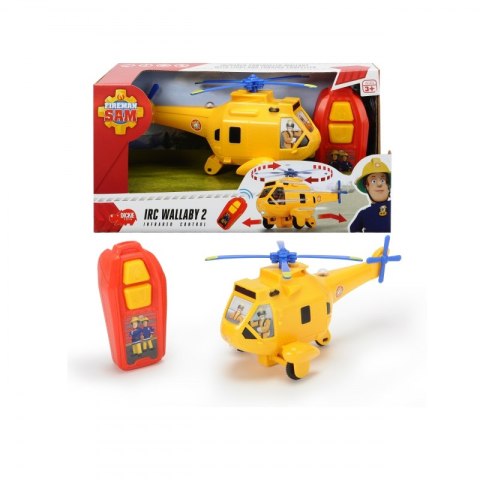 DICKIE Strażak Sam Helikopter Wallaby Zdalnie Sterowany + Pilot