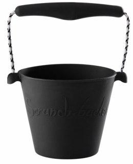 Składane wiaderko do wody i piasku Scrunch Bucket - Czarny