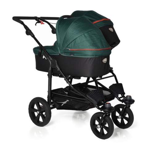 Gondola DuoX do wózka TFK Twin Trail/Twin Adventure - zielona