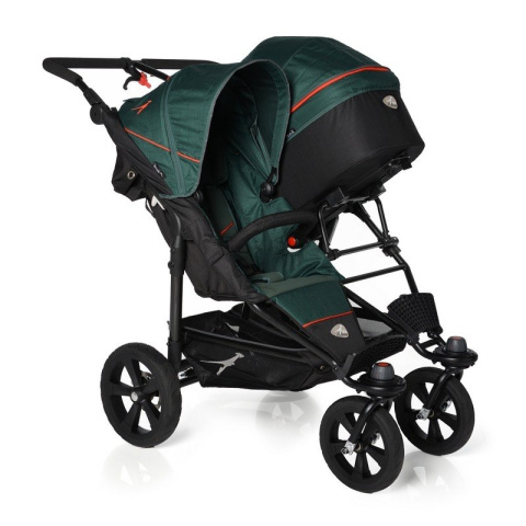 Gondola DuoX do wózka TFK Twin Trail/Twin Adventure - zielona