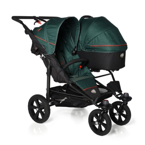 Gondola DuoX do wózka TFK Twin Trail/Twin Adventure - zielona