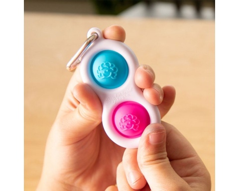 Bąbelki Simpl Dimpl zabawka antystresowa - breloczek 3+ Fat Brain Toy Qelements