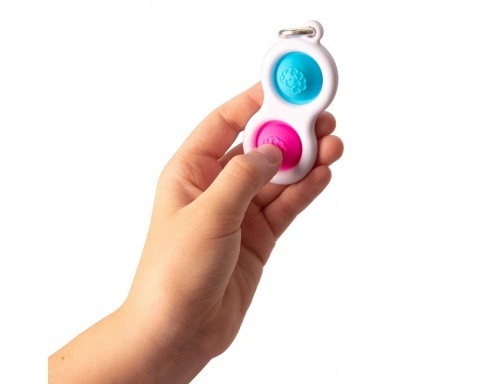 Bąbelki Simpl Dimpl zabawka antystresowa - breloczek 3+ Fat Brain Toy Qelements