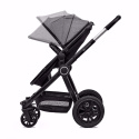 Kinderkraft Wózek Wielofunkcyjny 2w1 VEO - Black/Gray