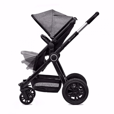 Kinderkraft Wózek Wielofunkcyjny 2w1 VEO - Black/Gray