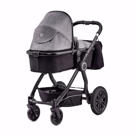 Kinderkraft Wózek Wielofunkcyjny 2w1 VEO - Black/Gray