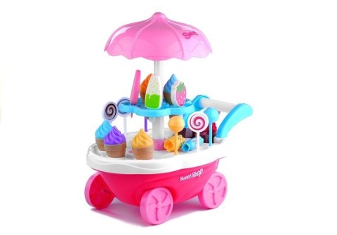 Słodki Sklep 30 Elementów Wózeczek Gra Świeci